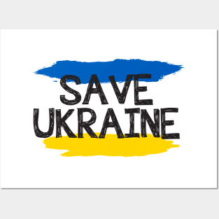 Save Ukraine Posters and Art